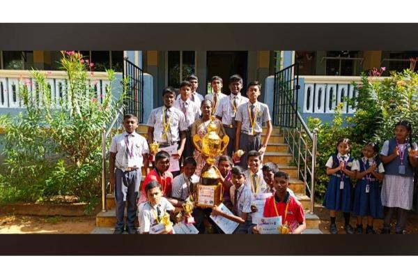 Our children bagged First in Agribot and Jalikattu, Second place in Football category in ROBOTS INDIA conducted at Kalaignar Arangam, Thiruvarur.